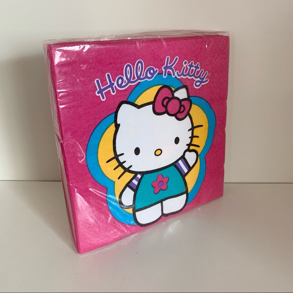 Vintage 1999 Hello kitty napkins